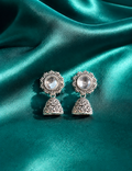 Lightweight Oxidized Mirror Drop Earrings for Women