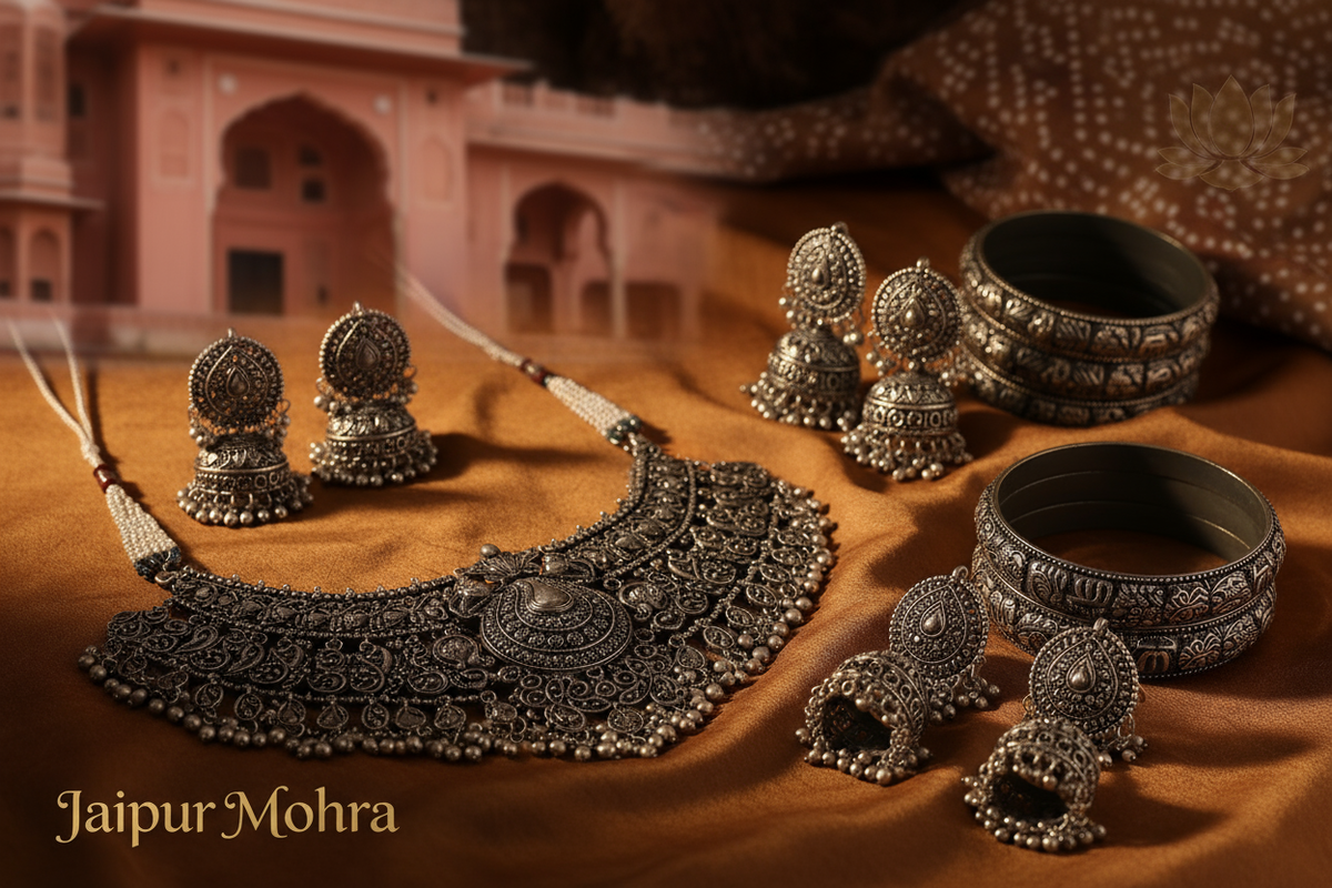 the brand name is "jaipur mohra" so make the branding with this brand 